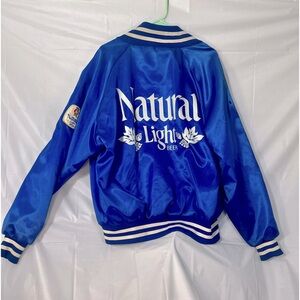 Vintage satin natural light beer jacket​